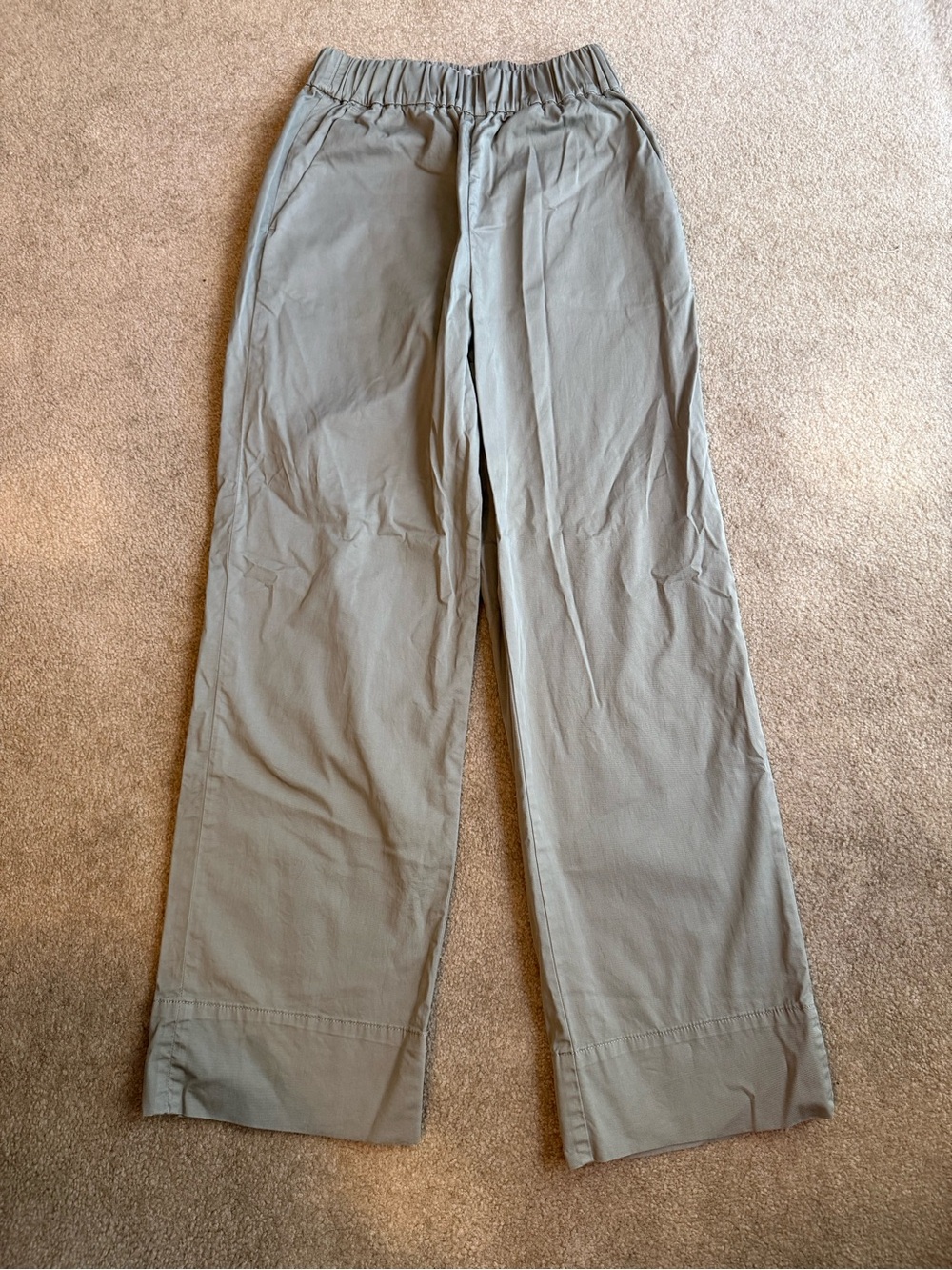 Everlane Easy Pants Women’s Straight-Leg Pants — Sage Green